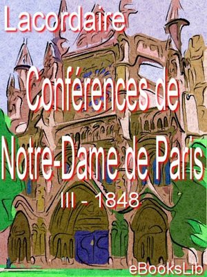 cover image of Conférences de Notre-Dame de Paris III. 1848